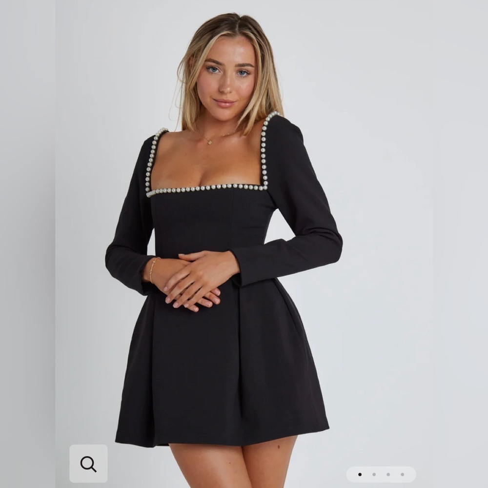 Odd Muse The ultimate pearl black dress